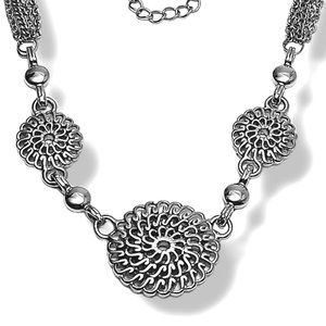 Lia Sophia Rosette Necklace
